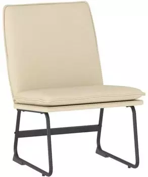 vidaXL Loungesessel Stoff creme 52x75x76cm (351318)