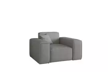 Fun M&ouml;bel Celes Premium Polstersessel Stoff Scala, grau (Celes Premium)