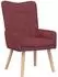vidaXL Sessel weinrot, Stoff, 63x67x94cm (42001827)