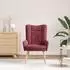 vidaXL Sessel weinrot, Stoff, 63x67x94cm (42001827)