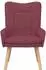 vidaXL Sessel weinrot, Stoff, 63x67x94cm (42001827)