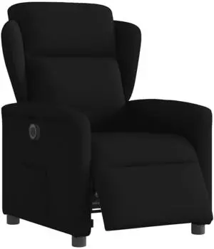 vidaXL Elektrischer Relaxsessel Stoff, schwarz (3303116)