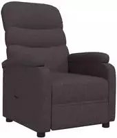 vidaXL Relaxsessel Dunkelbraun Stoff