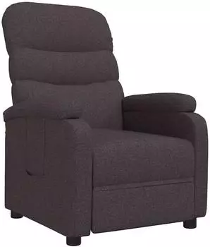 vidaXL Relaxsessel dunkelbraun Stoff (342705)