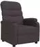vidaXL Relaxsessel dunkelbraun Stoff (342705)