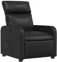vidaXL Relaxsessel Schwarz Kunstleder