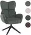 MCW Loungesessel Q54, drehbar, Cord, grün (101437)