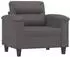 vidaXL Sessel 60cm Kunstleder grau (359575)