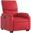 vidaXL Relaxsessel mit Aufstehhilfe, elektrisch, rot, Kunstleder (3204905)