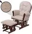 MCW Relaxsessel C76-C Schaukelfunktion, cremeweiß/braun, Textil (800000861767)