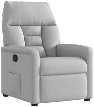 vidaXL Relaxsessel wolkengrau, Stoff (4015551)