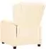vidaXL Relaxsessel, Kunstleder, creme