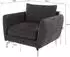 S-Style Möbel Elou Sessel Mikrofaser, graphit (800000795920)