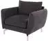 S-Style Möbel Elou Sessel Mikrofaser, graphit (800000795920)