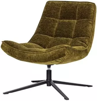 Woood Maudi Drehsessel Chenille, grün