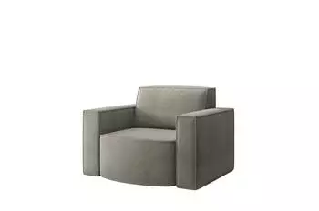 Fun Möbel PALMA Sessel Stoff Noel, grau