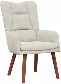 vidaXL Sessel creme, Samt, 63x67x94cm (42001811)