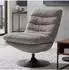 MCW Loungesessel Q29 drehbar, Chenille 470g/m², taupe-creme (MCW-Q29)