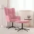 vidaXL Relaxsessel mit Hocker, Samt (328110)