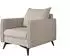 S-Style Möbel Helix Sessel Luxusmikrofaser, beige, schwarze Metallfüße (Helix)