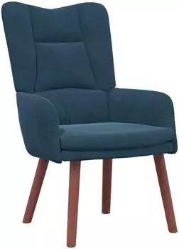 vidaXL Sessel blau, Samt, 63x67x94cm (42001802)