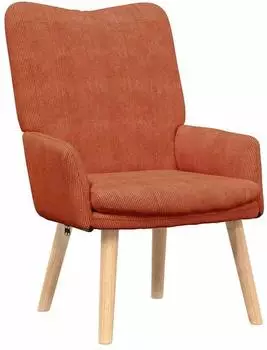 vidaXL Sessel rot-orange, Stoff, 63x67x94cm
