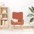 vidaXL Sessel rot-orange, Stoff, 63x67x94cm
