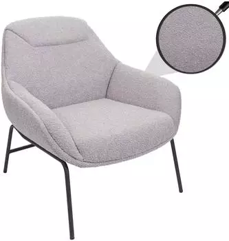 MCW Lounge-Sessel J77 Boucl&eacute;, hellgrau (800000415181)