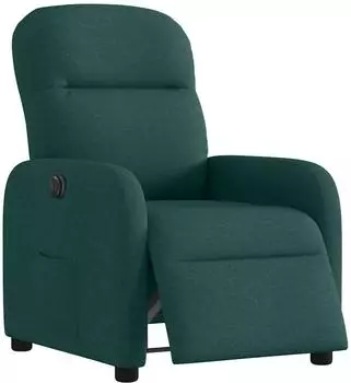 vidaXL Relaxsessel elektrisch verstellbar, dunkelgrün, Stoff (3302958)
