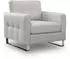 Mid.you Hera 1,5-Sitzer Sofa Flachgewebe hellgrau (001849021901)