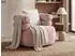 Beautysofa NANO Drehsessel, Chenille, rosa (Dress Me 13)