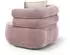 Beautysofa NANO Drehsessel, Chenille, rosa (Dress Me 13)
