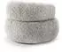 Beautysofa LAILA Drehsessel 360° drehbar, Chenille, creme (Rimba 03)