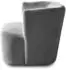 Beautysofa NORI Loungesessel Velours, hellgrau, mit Armlehnen (NORI)