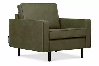 Konsimo Invia Loft-Sessel Echtleder, gr&uuml;n (INVIA)
