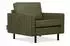 Konsimo Invia Loft-Sessel Echtleder, grün (INVIA)