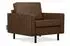 Konsimo Invia Loft-Sessel Echtleder, dunkelbraun (INVIA)