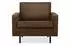 Konsimo Invia Loft-Sessel Echtleder, dunkelbraun (INVIA)