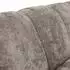 Beautysofa Volare Polstersessel Chenille Cappuccino schwarze Metallbeine