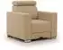 Fun Möbel Canton Fernsehsessel Stoff Liverpool, beige
