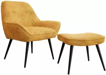 Mirjan24 Zorto Relaxsessel mit Hocker, Polstersessel (PR M24)