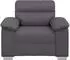 vidaXL Sessel 100x81x84cm Kunstleder grau (4105328)