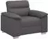 vidaXL Sessel 100x81x84cm Kunstleder grau (4105328)