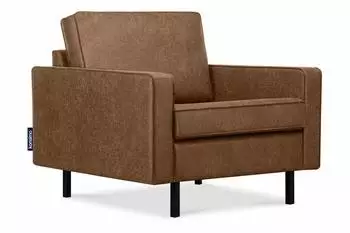 Konsimo Invia Loft-Sessel Echtleder, braun (INVIA)