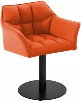 CLP Damaso Loungesessel, Kunstleder, orange (321986)
