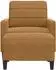 vidaXL Sessel mit Hocker, Samt, braun, 60cm (3278264)
