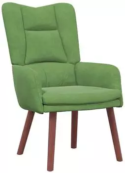 vidaXL Sessel hellgr&uuml;n, Samt (42001806)