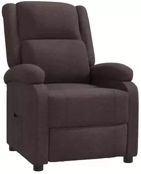 vidaXL Relaxsessel dunkelbraun Stoff (342423)