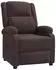 vidaXL Relaxsessel dunkelbraun Stoff (342423)