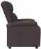vidaXL Relaxsessel dunkelbraun Stoff (342423)